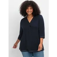 Sheego T-Shirt 3/4-Arm-Shirt 3/4-Arm in leichter A-Linie