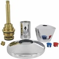 puteus Kugelhahn Universal Oberteil-Griff Set komplett für Unterputzventil, - Ersatzoberteil, Fertigmontage Set