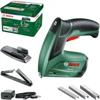 Bosch Home & Garden Akku-Tacker PTK 3,6 LI Office Set, inkl. Ladegerät und Zubehör