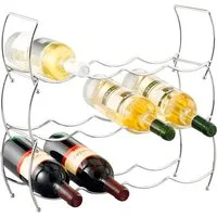 Zeller Present Weinregal, Set 3-tlg., Lückenlos dank 3-tlg. Mengenanpassung