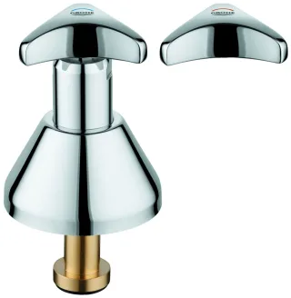 Grohe Oberteil 11330 für UP-Ventile Trecorn Gr. Mark. blau 1/2" chrom, 11330000 11330000