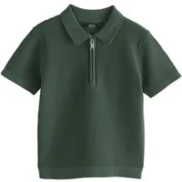 Next Polokragenpullover Strick-Poloshirt mit RV-Kragen (1-tlg)