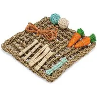 Beeztees Tier-Beschäftigungsspielzeug Beeztees Spielmatte Nature für Nager