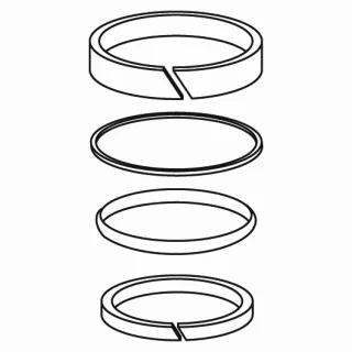 KWC Gleitring-/O-Ringset, zu Schwenkauslauf Bad,531223 531223