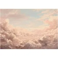 Wallarena Fototapete Wolken Himmel - Mehrfarbig - Modern - Vlies - Schlafzimmer, glatt, (5 St), 250x175cm