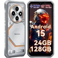 blackview Outdoorhandy (10,7 mm), 3 KI-Modelle, mit Hülle, sehr dünn Smartphone (6.56 Zoll, 128 GB Speicherplatz, DokeOS 5.0, Android 15, 24GB, 16MP, 5W OTG)