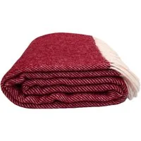 Wolldecke Fair De Luxe Wolldecke 100% Wolle, Plaid/Wohndecke, Rot, Heinrich Glaeser Nachf. GmbH