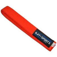 BAY-Sports Karateanzug Budogürtel Karategürtel Kampfsportgürtel orange Budogürtel, Judogürtel, Taekwondogürtel, Länge 160 cm - 350 cm