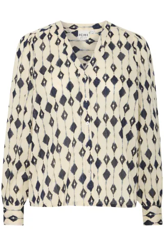 ICHI - Bluse - Ihemmeretta beige - Gr. - 36
