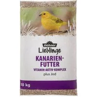 Dehner Lieblinge Kanarien-Futter, Vitamin-Aktiv-Komplex, 10 kg, für: Kanarien, Ziervögel, hochwertige, sonnengereifte Saaten, plus Jod