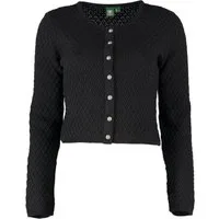 OS Trachten Trachtenjacke Strickjacke Vanessa schwarz
