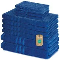 Lavea Handtuch Set Elena, Duschtücher, Handtücher, Gästetücher, Waschhandschuhe, 100% Baumwolle (Set, 10-St), Frottierserie, weich & saugstark, pflegeleicht, 500 g/m² Frottier