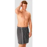 Schiesser Kilt Rom aus weicher Baumwolle, saugstark und 3-fach weitenverstellbar, Kurzform, Frottier, Knöpfe, MADE IN GREEN by OEKO-TEX®