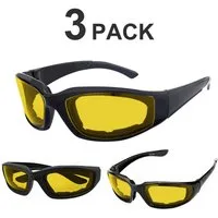 FANNOU Fahrradbrille, (3-St), Sportbrille Fahrradbrille, Windresistente Schutzbrille für den Sport