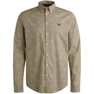 PME Legend - Hemd mit Allover-Print braun - Gr. - S
