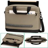 Hama Laptoptasche Notebook-Tasche Schutz-Hülle 15,6" bis 16,2" Terra (Notebook-Tasche), Business Cover Laptop-Case Bag für 15" 15,6" 16" 16,1" 16,2" Zoll