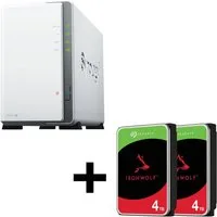 Synology Synology DS223J + Seagate ST4000VN006 HDD-NAS-Festplatte