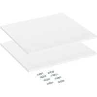 KOMTO Regaleinsatz CUBE 60-90 cm Einlegeböden für Schränke Regalboden mit Befestigung, Kleiderschrank Spanplatte für Cube Modulschränke, Platte 510 х 16 mm