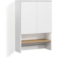 Livinity® Waschmaschinenumbauschrank Paolina, Weiß/Artisan, 68 x 100.4 cm (1-St)