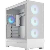 Pop XL Air RGB White TG Clear Tint, Big-Tower-Gehäuse weiß