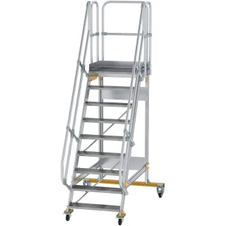 Munk Plattformtreppe fahrbar 60° Stufenbreite 800 mm - 600729