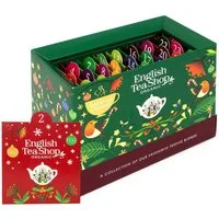 English Tea Shop Tee Adventskalender "Christmas Countdown" grün, BIO, 25 Teebeutel, Verschiedene Geschmacksrichtungen. Ideal zum Durchprobieren.