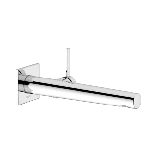 Keuco EHM Waschtischarmatur IXMO 59516, eckig Wandmontage, 265 mm, verchromt, 59516012102 59516012102