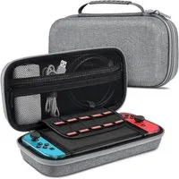 COFI 1453 Nintendo-Schutzhülle Hülle kompatibel mit Nintendo Switch Hartschalen-Reisehülle 10 Fächer