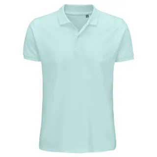 SOLS Herren Planet Pique Bio-Poloshirt (arktisch blau)