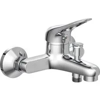 Schütte Wannenarmatur Porto Mischbatterie Badewanne, Wasserhahn Bad, Wannenarmatur in Chrom