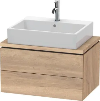 Duravit L-Cube Konsolen-Waschtischunterbau wandhängend compact 720x477x400 Front: Ei LC580605555