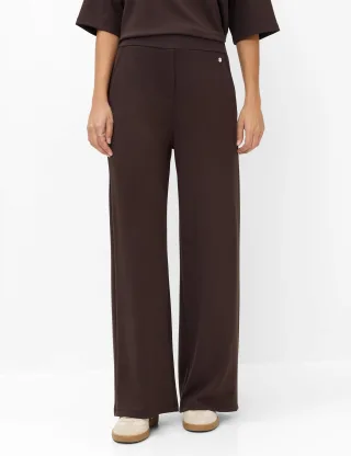 Brax Damen Palazzohose Style MAINE brunette, dunkelbraun, Gr. 3XL