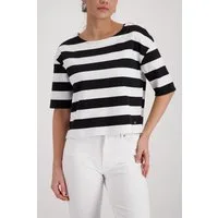 Monari Sweatshirt mit Blockstreifen