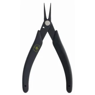 Xuron 450AS Tweezer Nose Pinzettzange mit ESD gerechten Griffen schwarz/schwarz