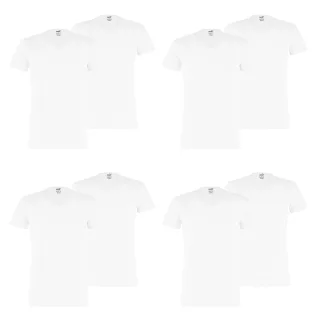 8 er Pack Puma Basic V Neck T-Shirt Men Herren Unterhemd V-Ausschnitt