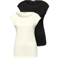 STREET ONE T-Shirt mit U-Boot-Ausschnitt