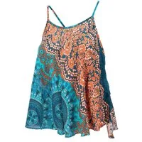 Guru-Shop T-Shirt Boho Trägertop, Sommertop, Damentop, Strandtop.. Festival, Hippie, Ethno Style, alternative Bekleidung