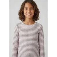 Name It Langarmshirt NKFSURAJA XSL LS TOP NOOS toller Ringel-Look in gerippter Qualität