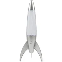 I-TOTAL LED-Dekofigur LED Lampe Rakete Farbwechsel Tornado Effekt USB Tischlampe