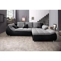 Home affaire Ecksofa Imola, bequem, aktuelle Steppung im Sitz, L-Form, Breite 270cm, wahlweise mit Bettfunktion