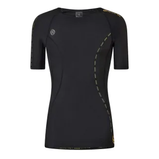 Skins - Kompressions-Shirt für Herren, kurzärmlig (Schwarz)