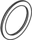 Hansgrohe Scheibe Axor Uno 2-Loch Waschtischarmatur UP Fertigset chrom, 97600000 97600000