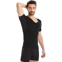 FINN Design Unterhemd Anti-Schweiß Shirt Herren mit V-Ausschnitt und integrierten Achselpads Garantierter Schutz vor Schweißflecken und Schweißgeruch