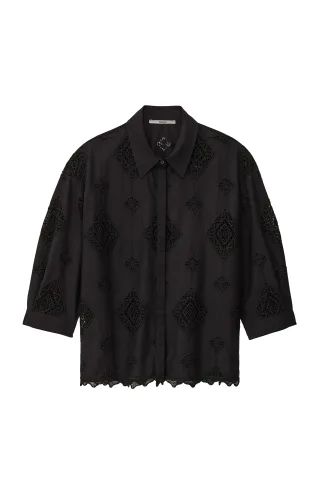 ba&sh - Bluse - Muriel schwarz - Gr. - 1