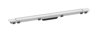 Hansgrohe Fertigset Duschr.RainDrain Match Plus 900 mm m.höhenverstellbare.Rahmen, mattweiss, 562167 56216700