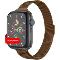S&T Design Smartwatch-Armband Armband für Apple Watch Edelstahl Magnetisch Mesh Milanaise Dünn, Kompatibel mit Apple Watch 38 / 40 / 41/ 42 / 44 / 45 / 46 / 49 Dünn