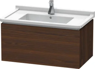 Duravit L-Cube Waschtischunterbau wandhängend Nussbaum gebürstet Matt 820x469x408 mm - LC616506969 LC616506969