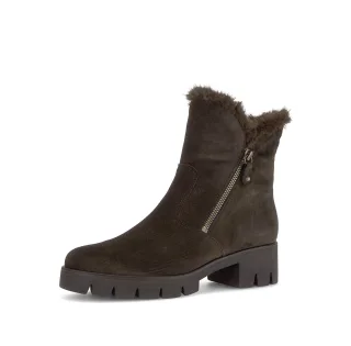 pius gabor - Winterstiefeletten Rauleder braun braun - Gr. - 5 UK