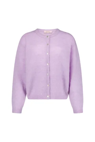 Studio Anneloes - Bibi cardigan light aubergine - Gr. - S