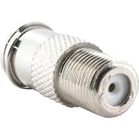 Schwaiger UEST9350 531 TV-Adapter F-Quick Stecker zu F-Buchse, mit Quick-Stecksystem